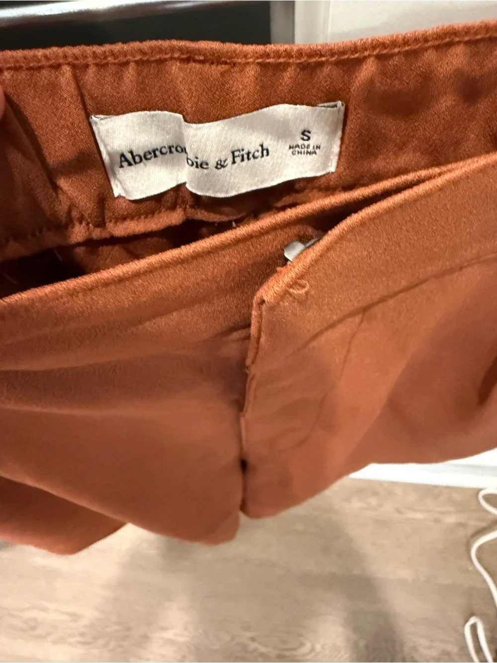 Abercrombie & Fitch High-Waist Rust Women's Shorts